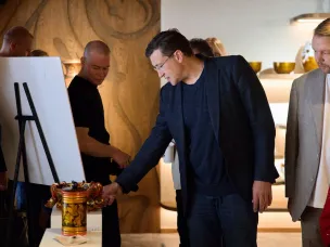 Глеб Никитин принял участие в русских выходных от бренда «Хохлома» в Плёсе Ивановской области