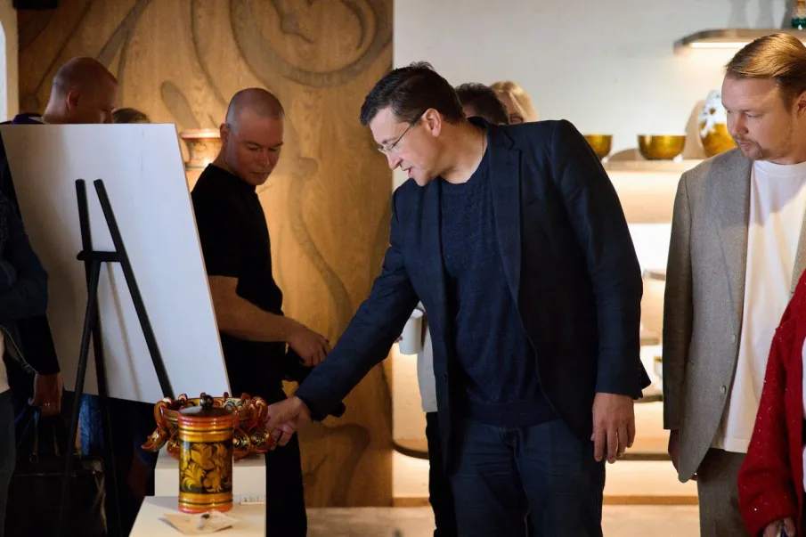 Глеб Никитин принял участие в русских выходных от бренда «Хохлома» в Плёсе Ивановской области